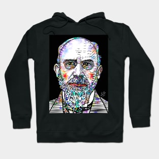 ERIK SATIE watercolor and ink portrait Hoodie